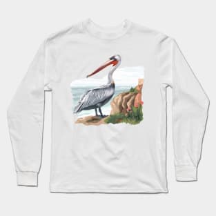 Pelican Art Long Sleeve T-Shirt